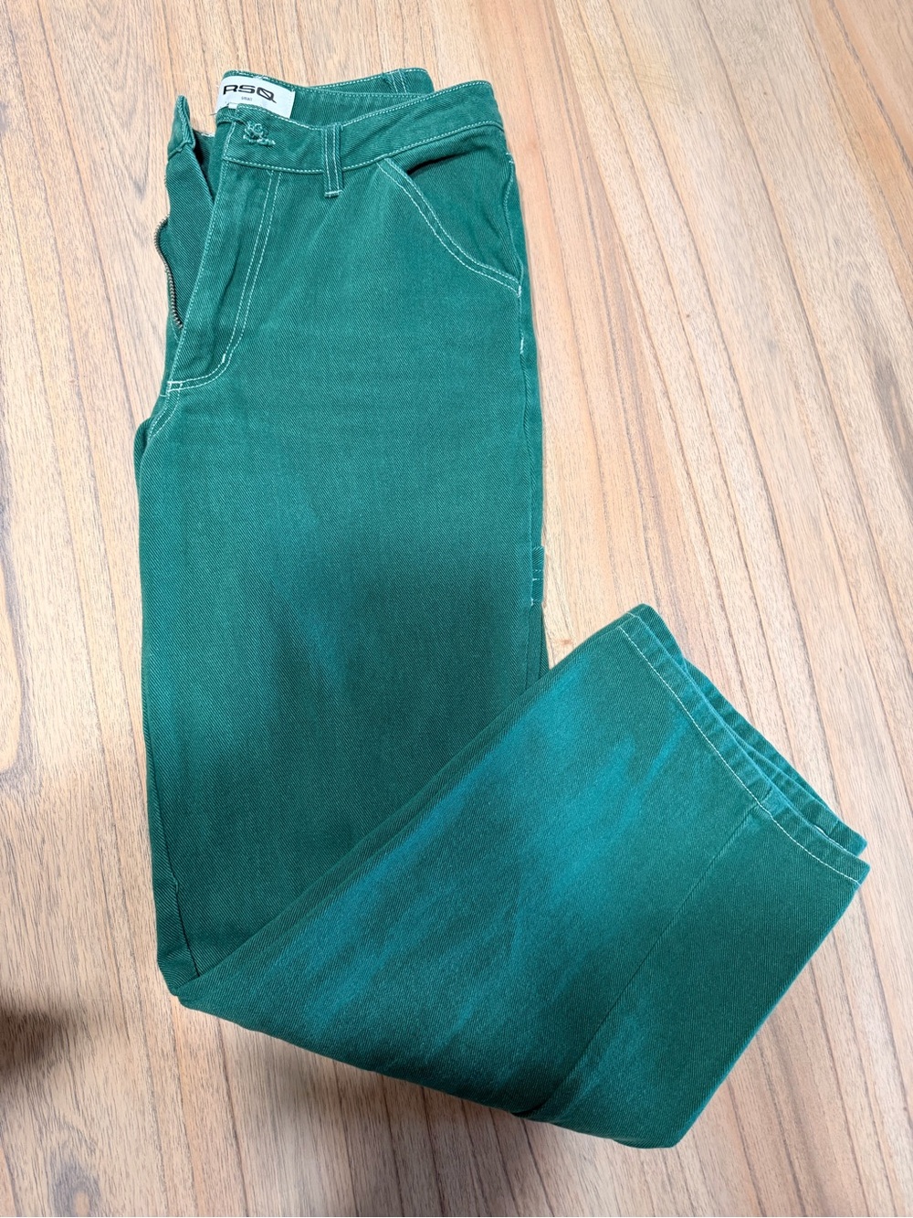 Tilly's High-Rise Women's Jeans in Teal Green